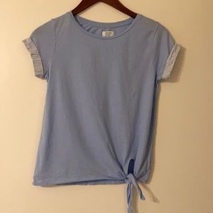 Side tie t-shirt